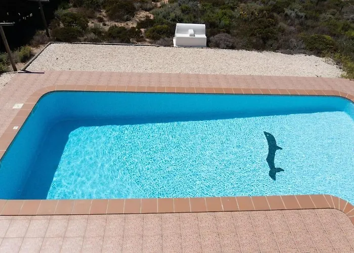 Moradia Com Piscina E Vista Mar 펜션 알제주르